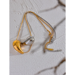 Yhpup popular incrustado zircônia cúbica gota de água pingente colar de aço inoxidável requintado estilo quente colar jóias presente