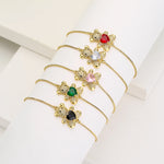 Pulseria com Ursinho Cravejado com Zircônia - Lafemininy