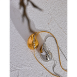 Yhpup popular incrustado zircônia cúbica gota de água pingente colar de aço inoxidável requintado estilo quente colar jóias presente