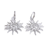 Yhpup novo popular aço inoxidável sol gota colar brincos de argola para mulheres mancha resistente charme conjunto jóias acessórios presente