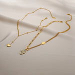 Gargantilha Coração e Palma - Lafemininy