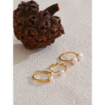 Yhpup 6789 # Anel ajustável de pérola natural de alta qualidade, moda requintada, banhado a ouro 18k, aço inoxidável, joia exclusiva, presente