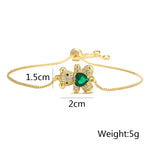 Pulseria com Ursinho Cravejado com Zircônia - Lafemininy