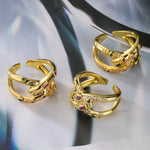 Anel Mão Amiga com Zircônia - Lafemininy