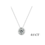 Colar de Prata 925 com Diamante Moissanite - Lafemininy