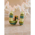 Yhpup doce colorido moda brilhante juventude 316l brincos de fundição de aço inoxidável exclusivo y2k fada arco-íris jóias presente elegante