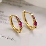 Argola Cravejada com Zircônia - Lafemininy