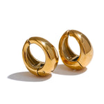 Yhpup criativo clipe de orelha sem piercing alta qualidade à prova dwaterproof água clássico moda diária brincos de aço inoxidável orelha osso jóias