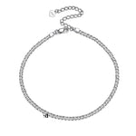 Tornozeleira de Prata 925 Riviera - Lafemininy